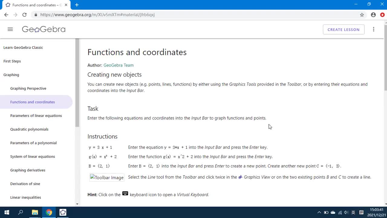 2.2 Functions and coordinates