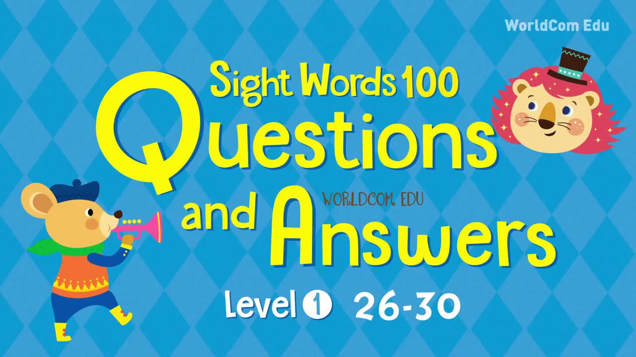 【018】[Sight Words 100 LEVEL.1] - Brian Stuart Q&A 26-30 (0215) - Kids English