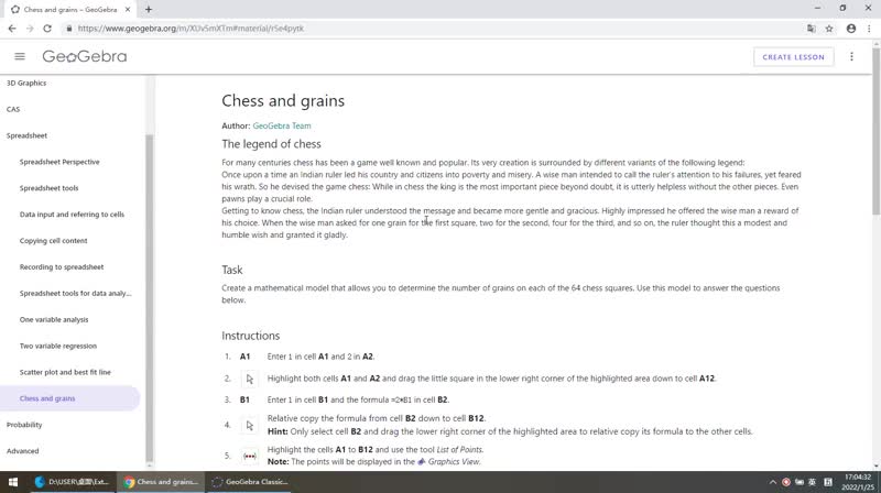 6.10 Chess and grains