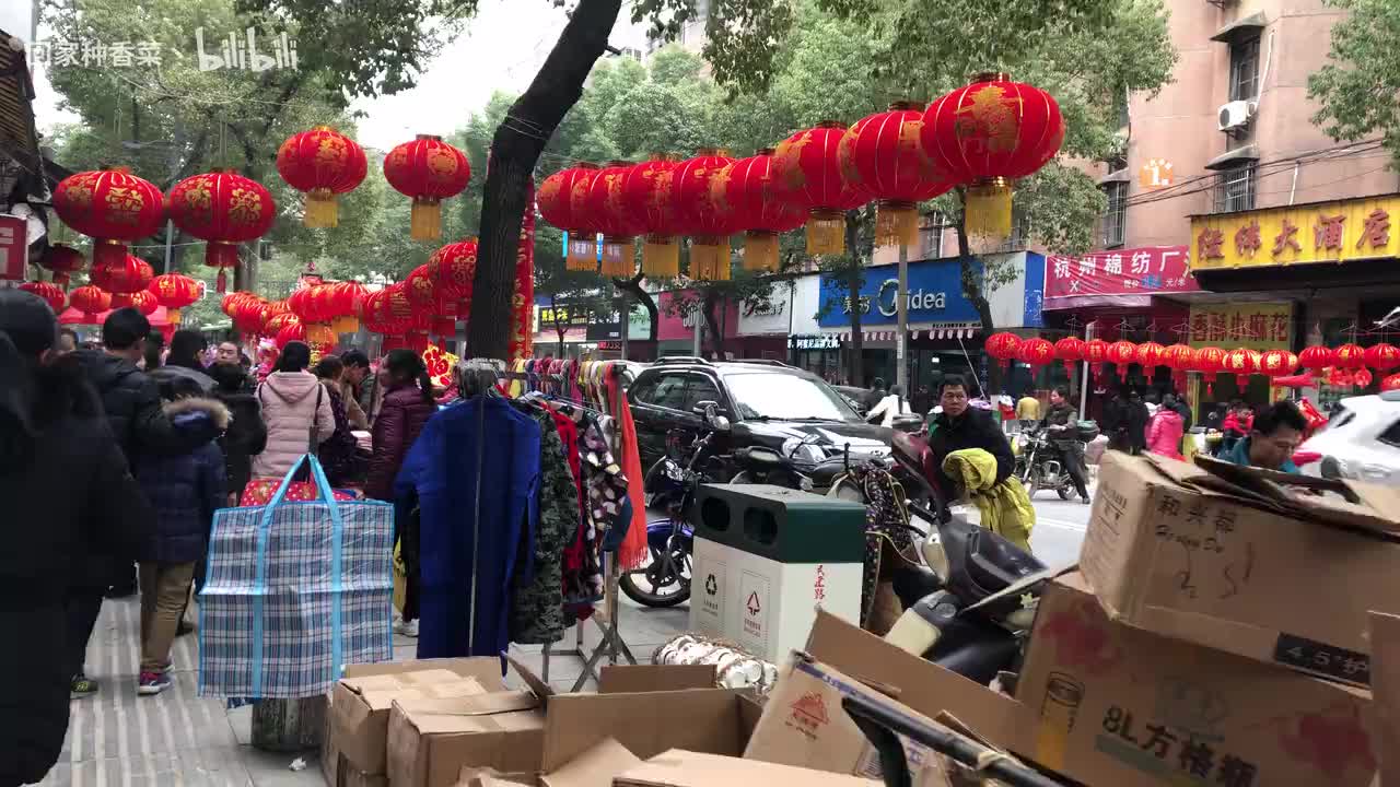 过年街景——【人群】