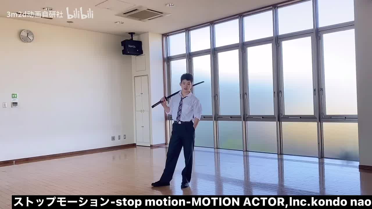 【战斗待机】单手扛着刀[pose参考]