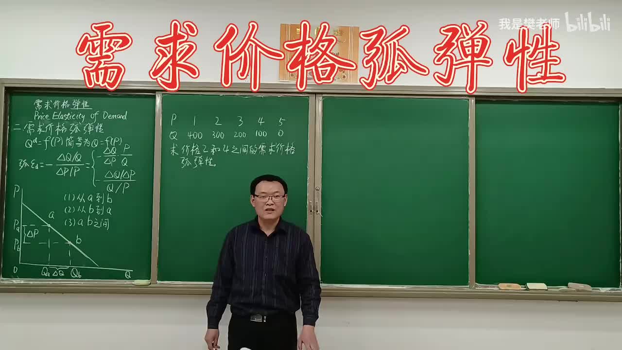 2.5.3需求价格弧弹性