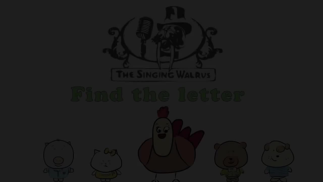 Letter Game - Find the Letter D - The Singing Walrus