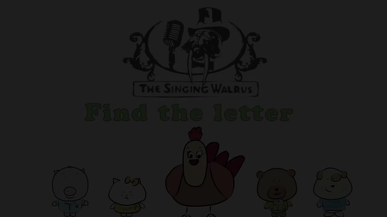 Letter C - Find the Letter C - The Singing Walrus