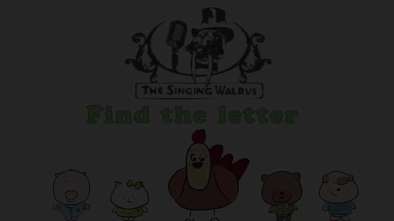 Letter Game - Find the Letter A - The Singing Walrus