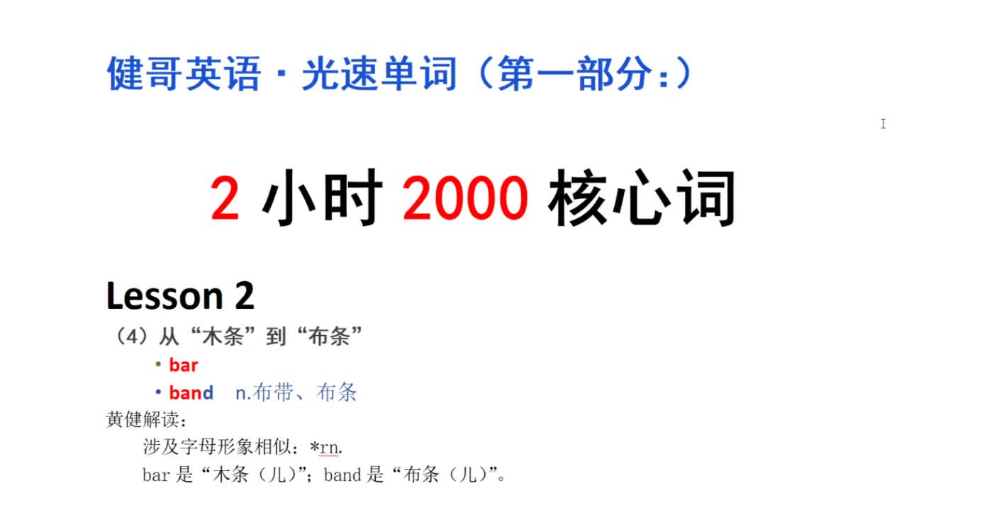 【方法强化】光速单词 2_高清 1080P
