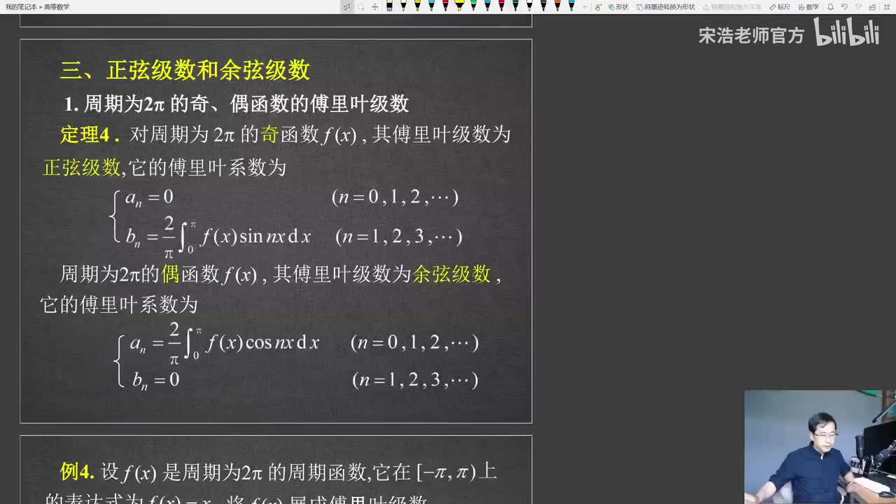 正弦级数与余弦级数