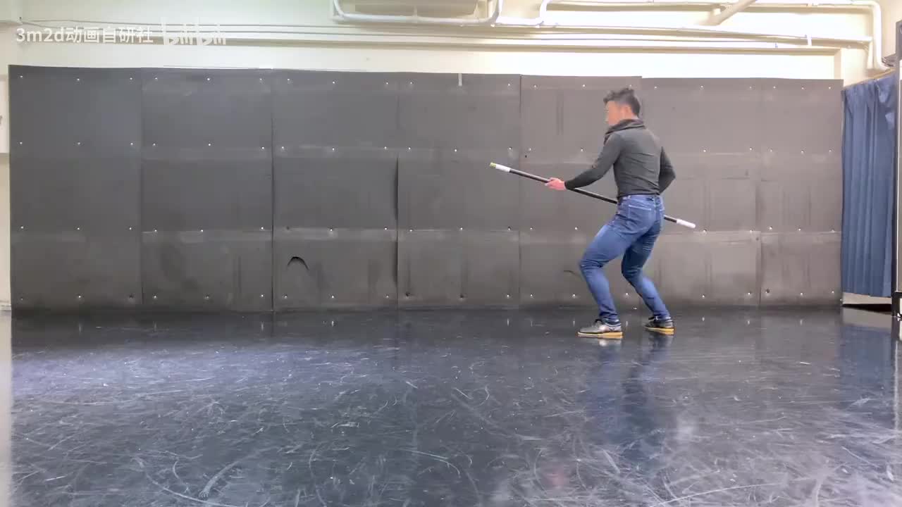 【棍】攻击→上挑→下砸