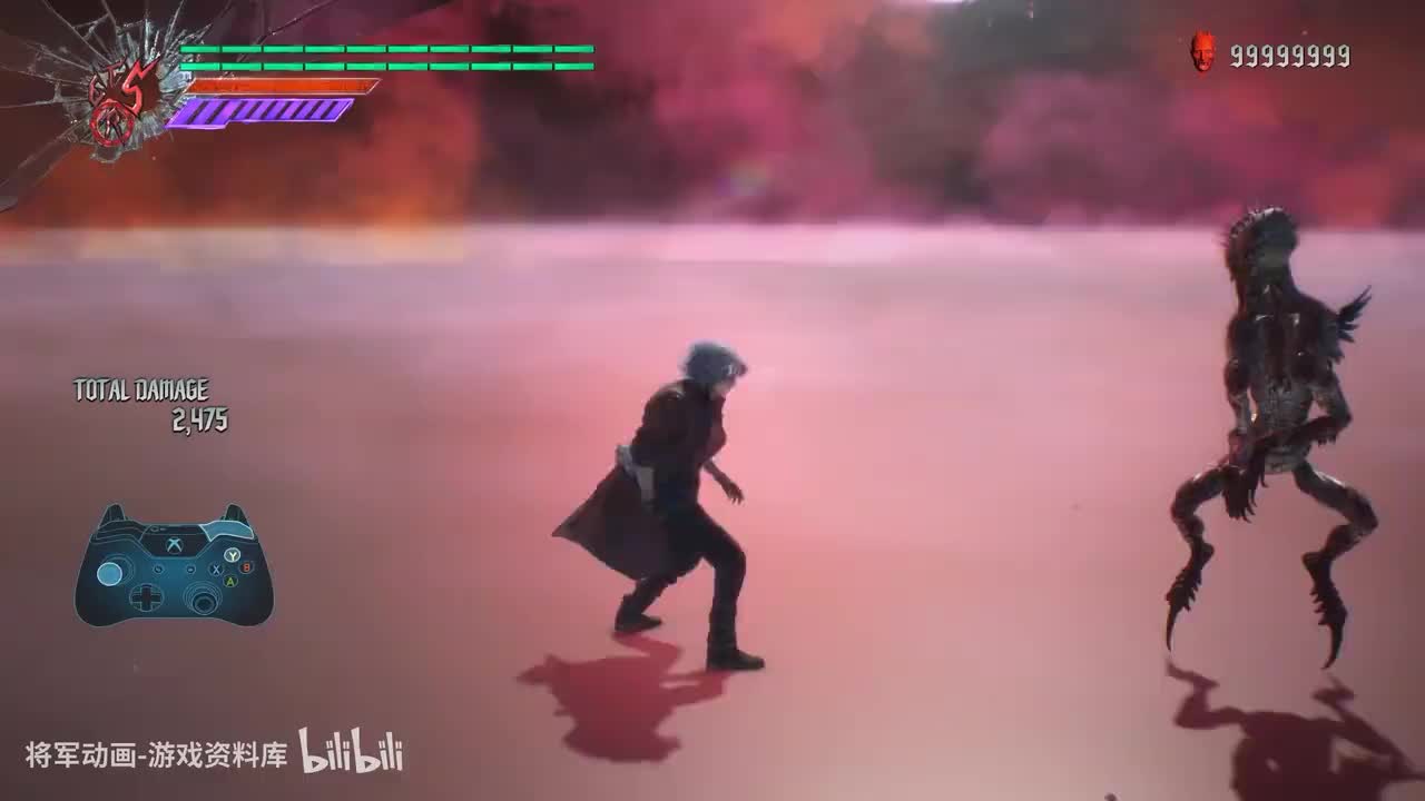 5.但丁(Dante)-棍-人形态《鬼泣5》将军动画录制