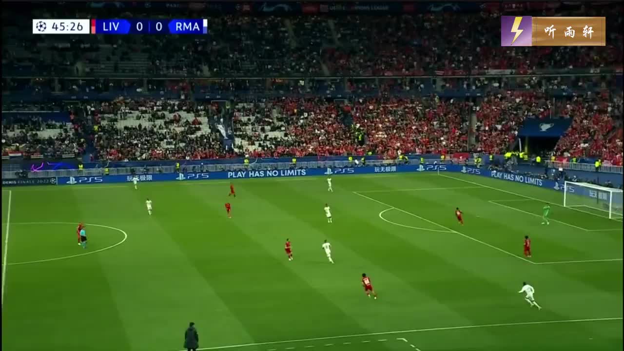 【听雨轩瑞恩】2021-22欧冠决赛皇家马德里vs利物浦下半场