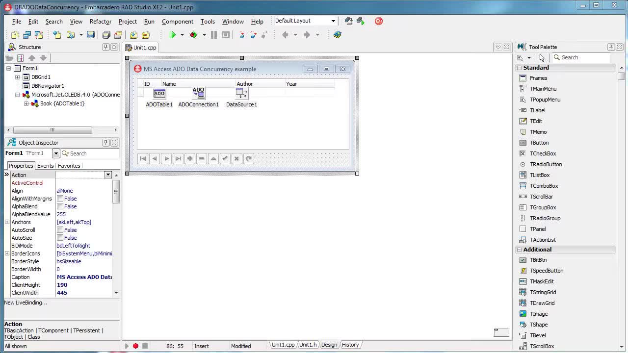 16-C++ Builder - ADO & Data Concurrency