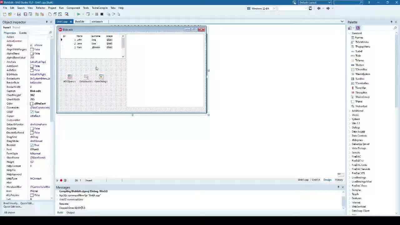 15-C++ Builder - ADO & Blob Fields
