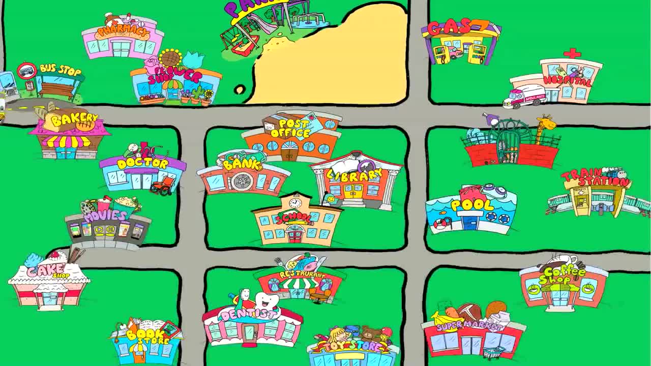 【6】My Town _ My City _ ESL _ EFL _ Phrases 2