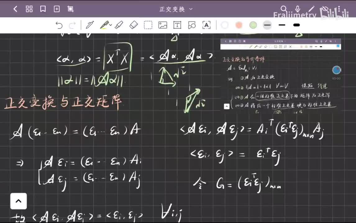 正交变换与正交矩阵的内在联系