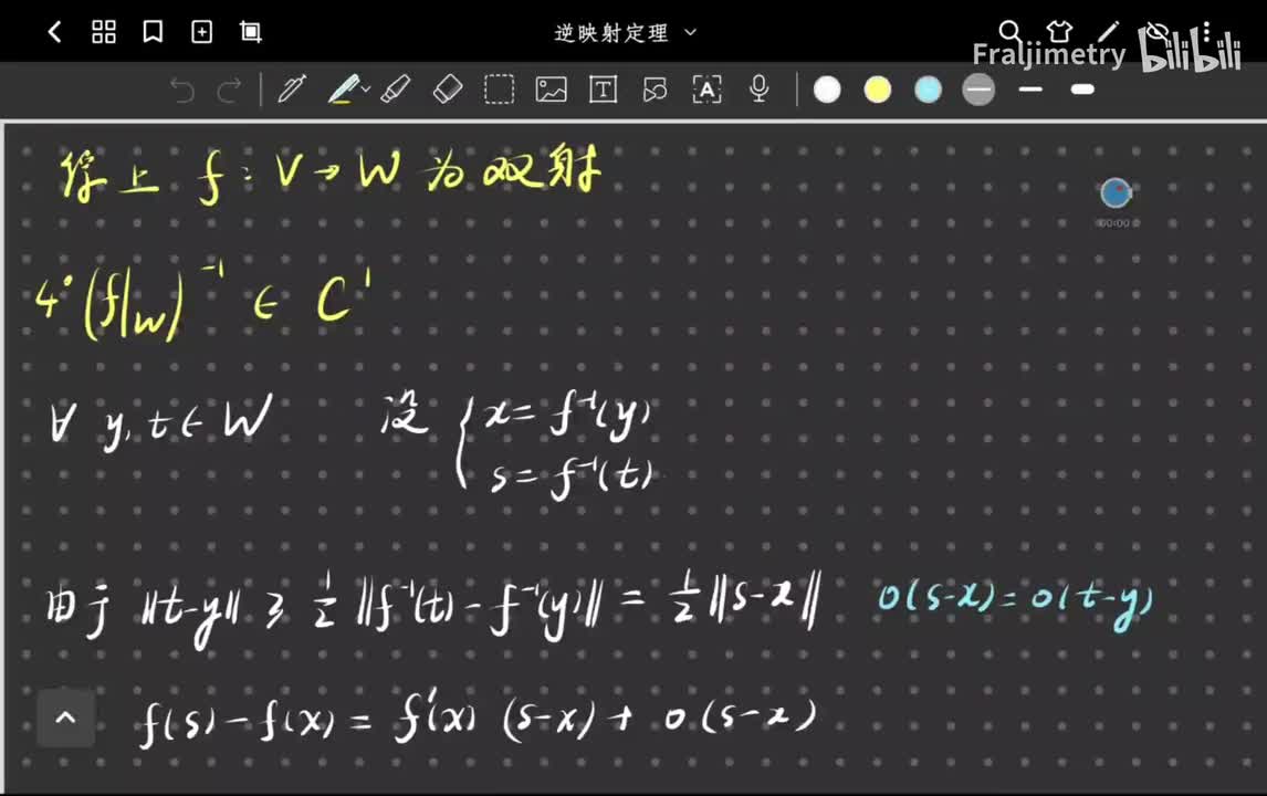 逆映射定理4：连续可微