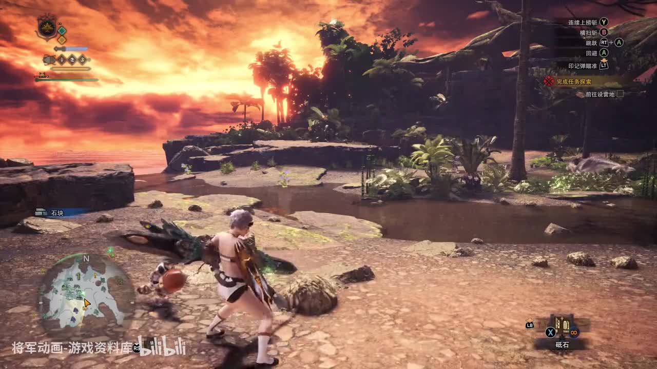 7.操虫棍-怪物猎人世界-将军动画录制