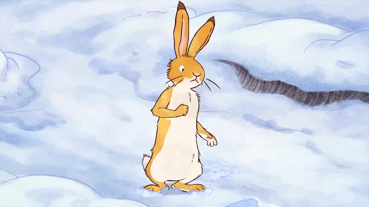 070 FunWithLittleNutbrownHareSnowFriends