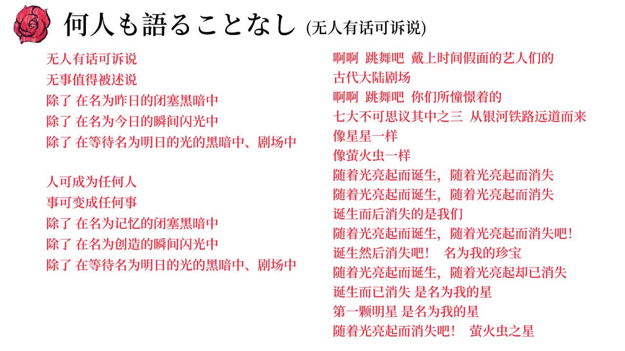 08. 何人も語ることなし