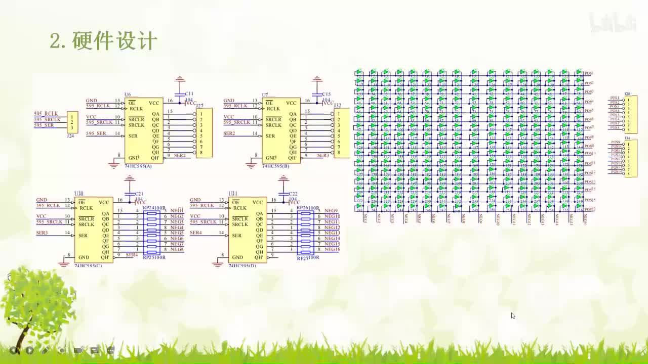 15.5-LED点阵实验--16X16点阵硬件设计