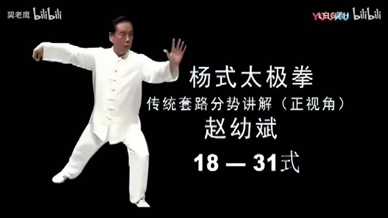 赵幼斌杨氏85式18-31式教学视频-720P