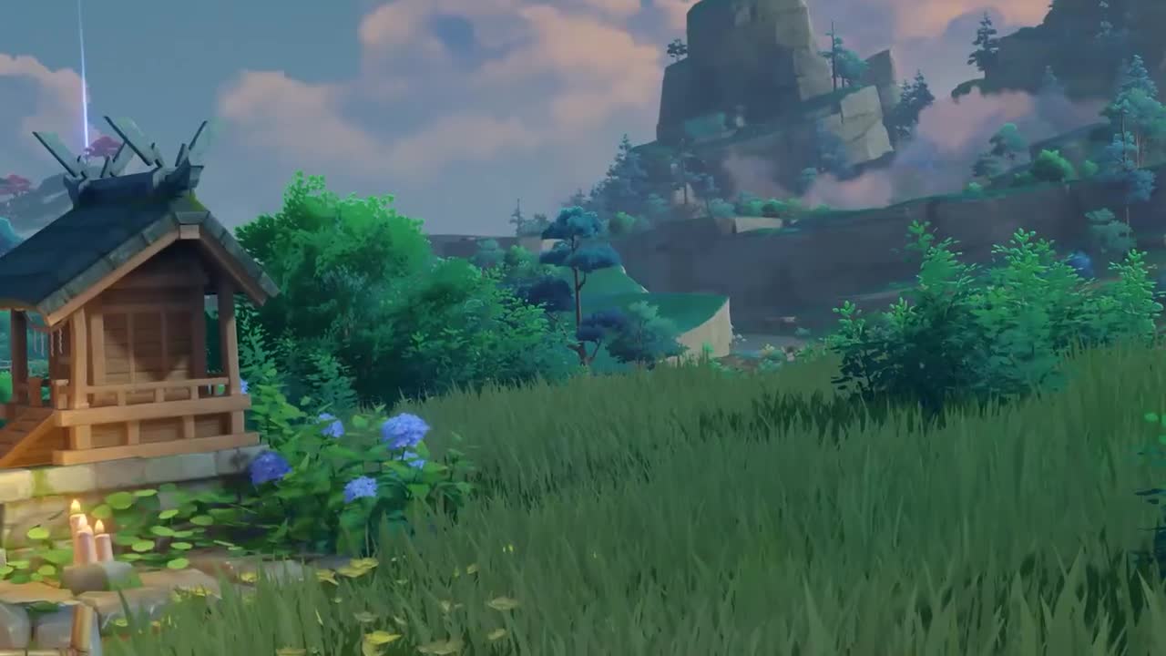 《原神》传说任务（枫原万叶）枫红之章 第一幕——陌野不识故人