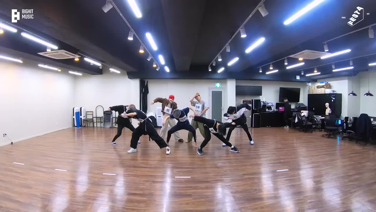 46BTS-Black Swan 练习室#2022BTSFESTA