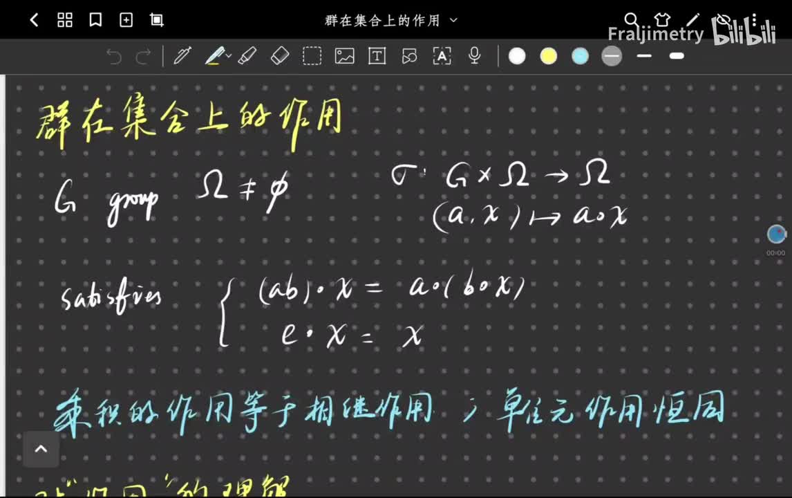 群在集合上的作用