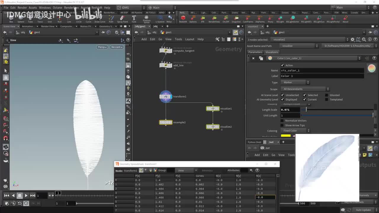 day95.羽毛制作part3