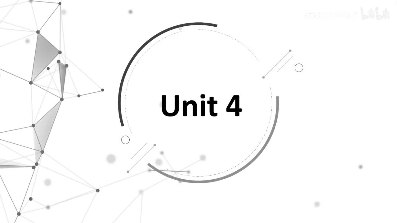 必修二 Unit 4
