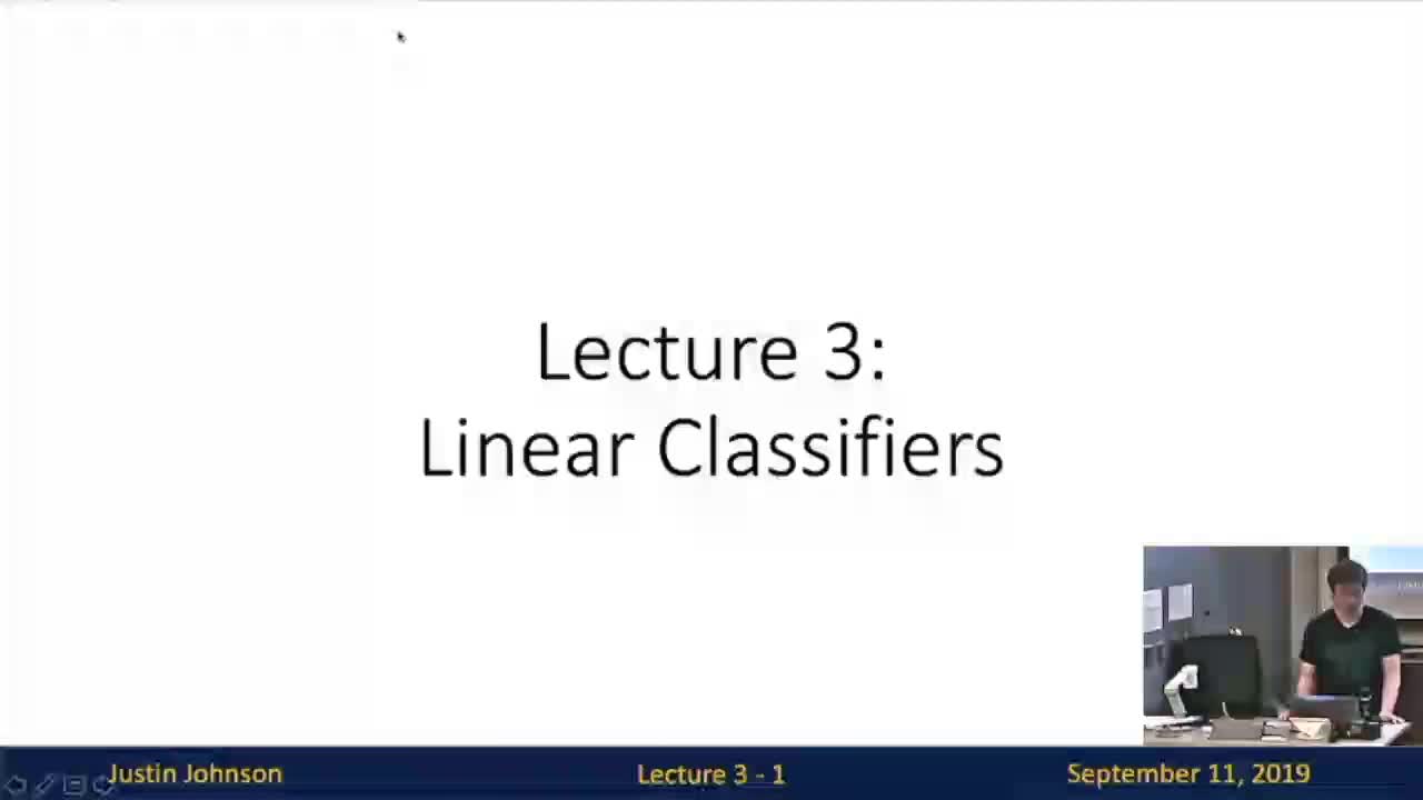 03 Linear Classifiers