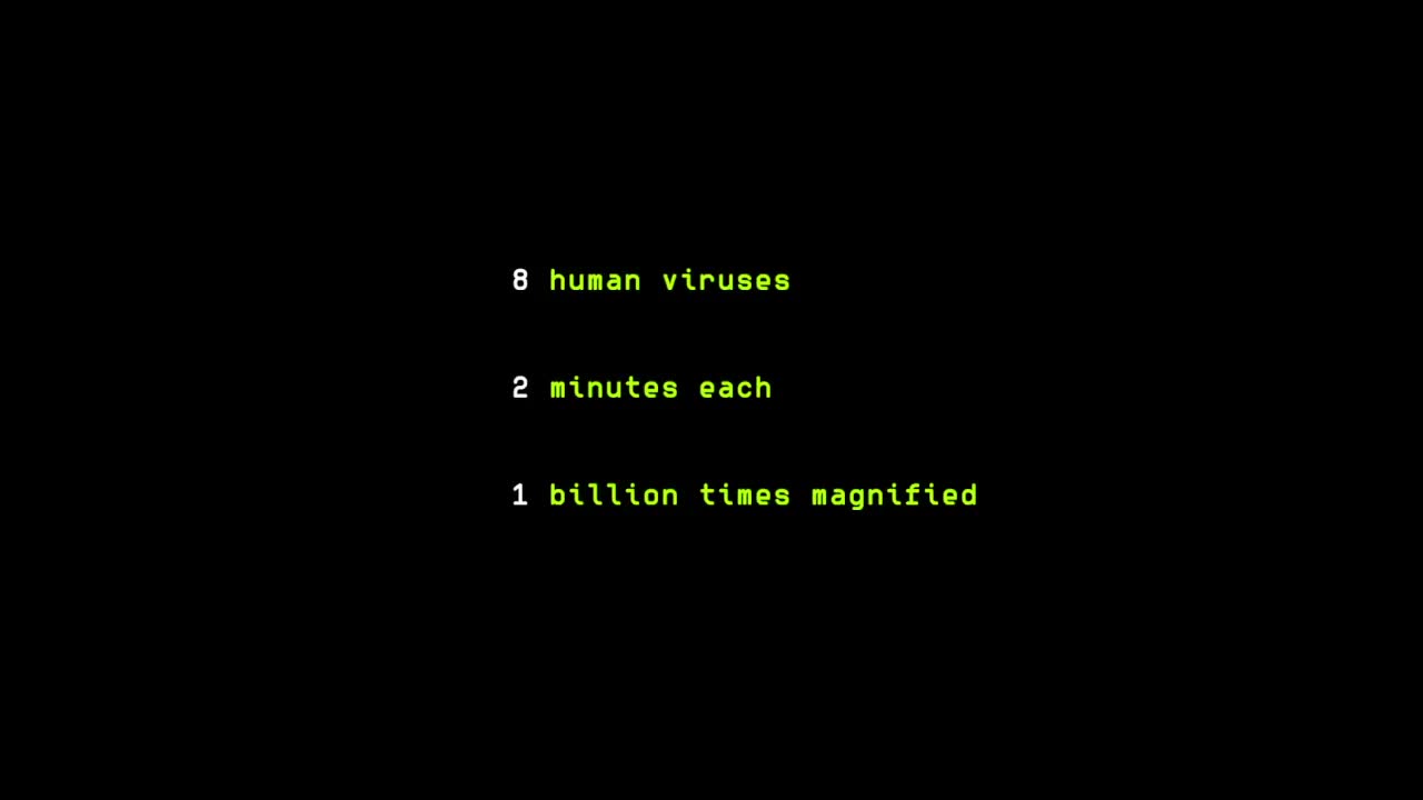 病毒 25-Virus one billion times (2014) Drew Berry wehi.tv and Franc Tétaz