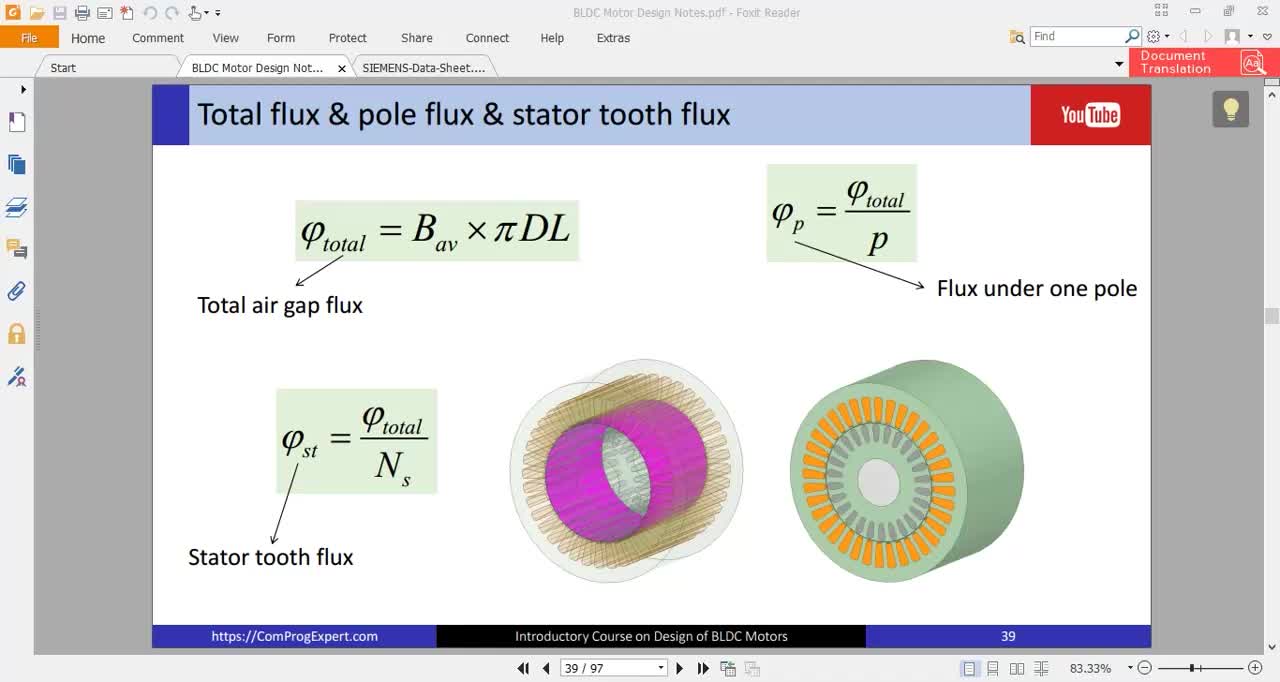 Part #08_ 定子铁芯和定子绕组的设计