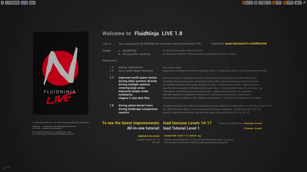 FluidNinja LIVE 1.8使用教程