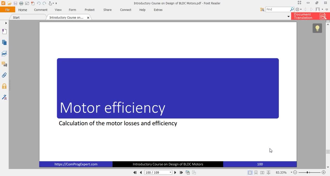 Part #27_ BLDC 电机效率的计算