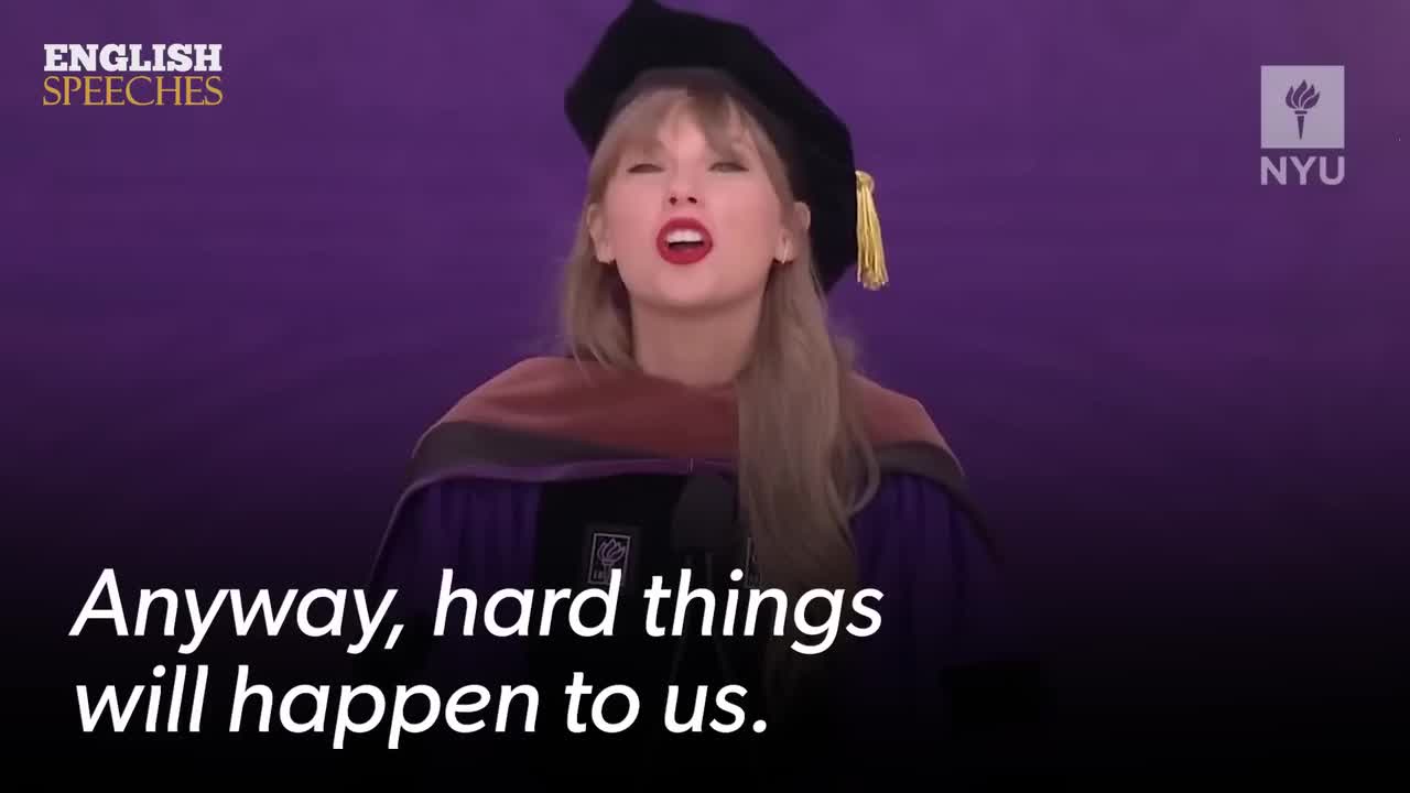 ENGLISH SPEECH TAYLOR SWIFT Cringe is Unavoidable (English Subtitles)