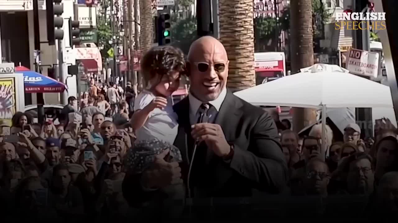 ENGLISH SPEECH THE ROCK Be Nice! (English Subtitles)