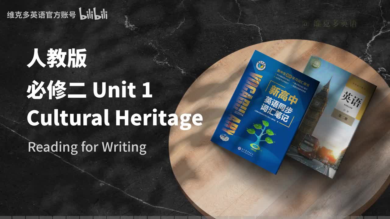 必修二Unit1- Reading for Writing