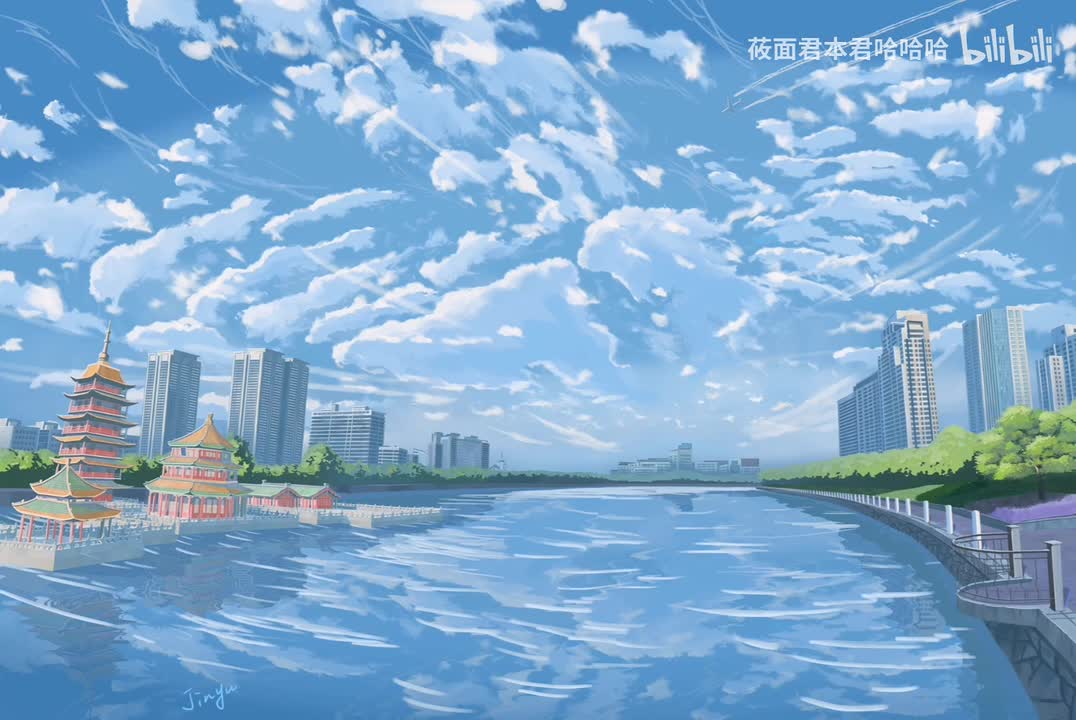 54.加藤达也 - 湖面を渡る朝の風