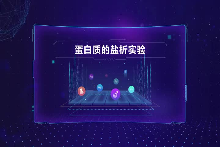 蛋白质的盐析实验