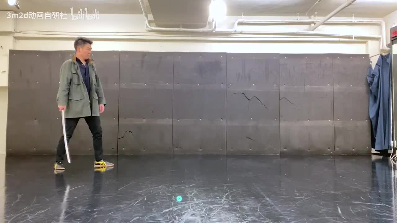 【太刀】斜上卸下重击 Animation reference by 3D2M动画自研社