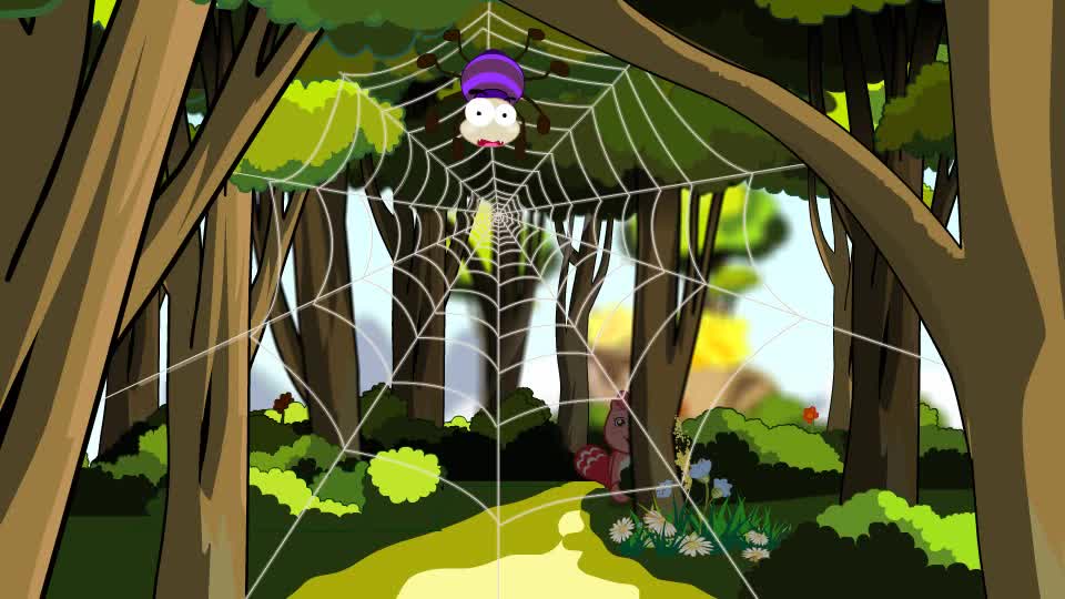 045小蜘蛛织大网