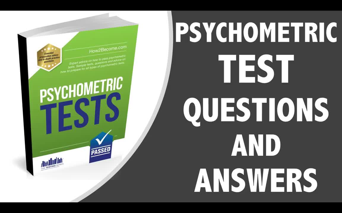心理测试问题和答案——42-Psychometric Test Questions and Answers - PASS with 100%!