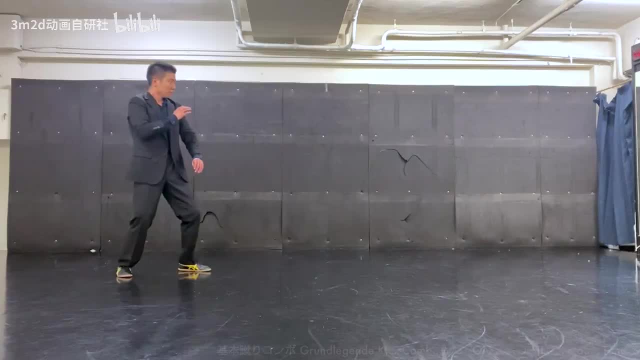 【踢&腿法】基本连击踢 Animation reference by 3D2M动画自研社