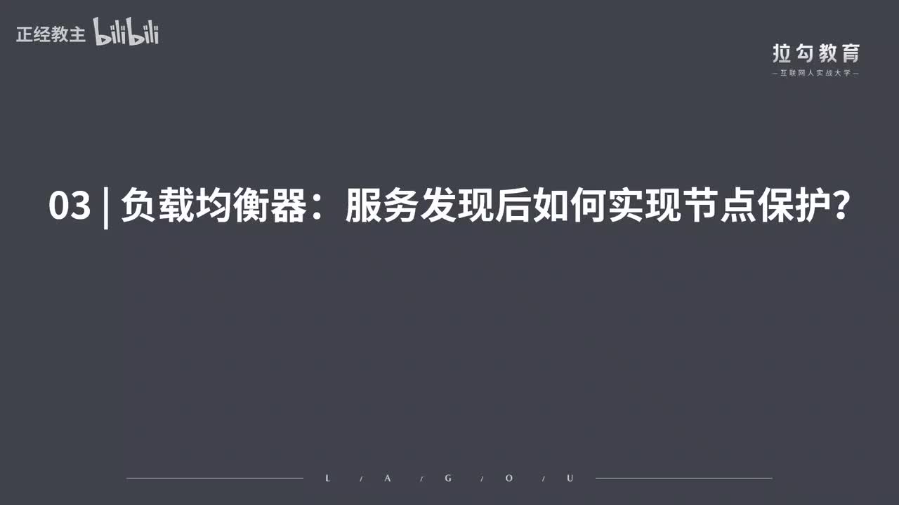 ServiceMesh03.负载均衡器：服务发现后如何实现节点保护？