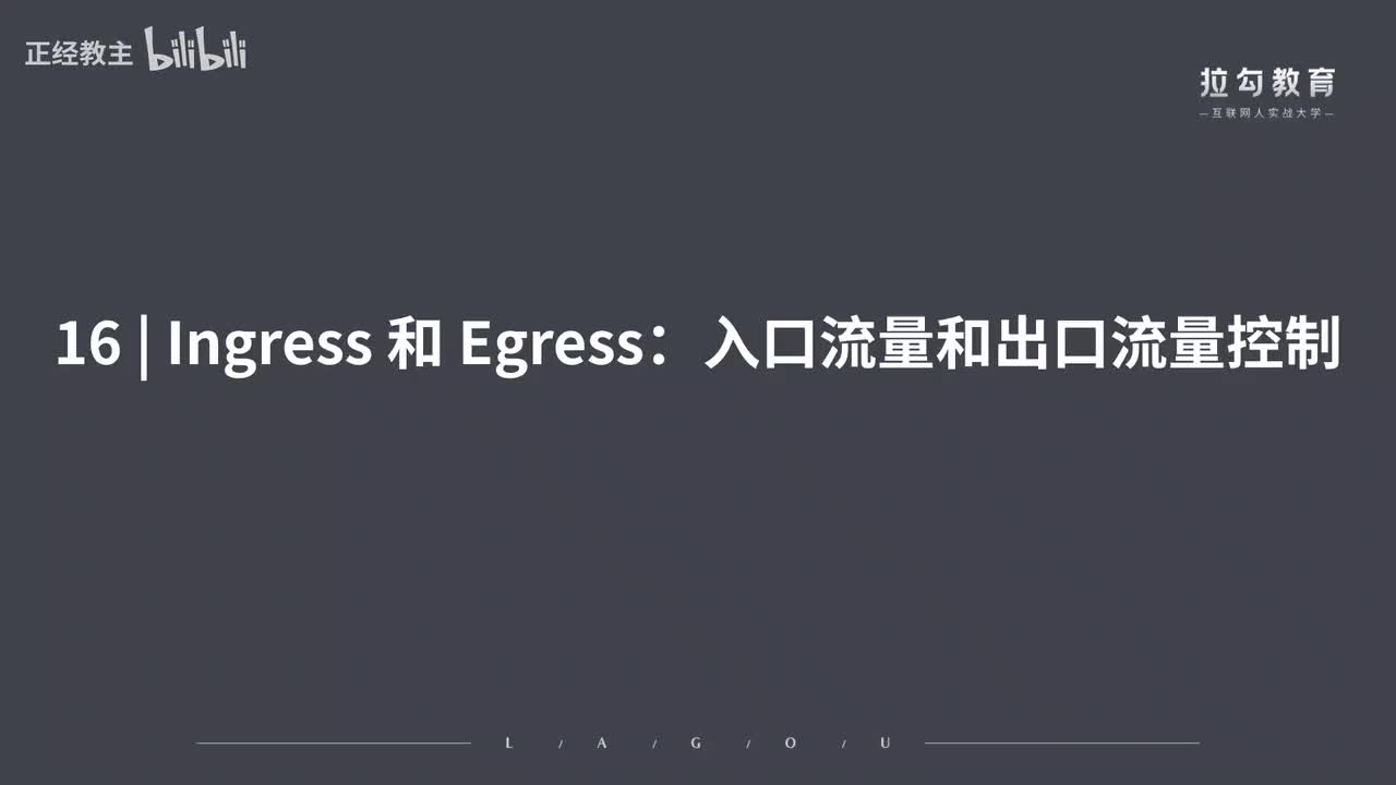 ServiceMesh16.Ingre 和 Egre：入口流量和出口流量控制