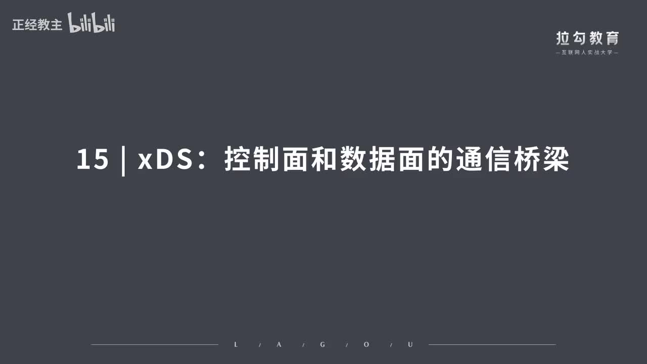 ServiceMesh15.xDS：控制面和数据面的通信桥梁