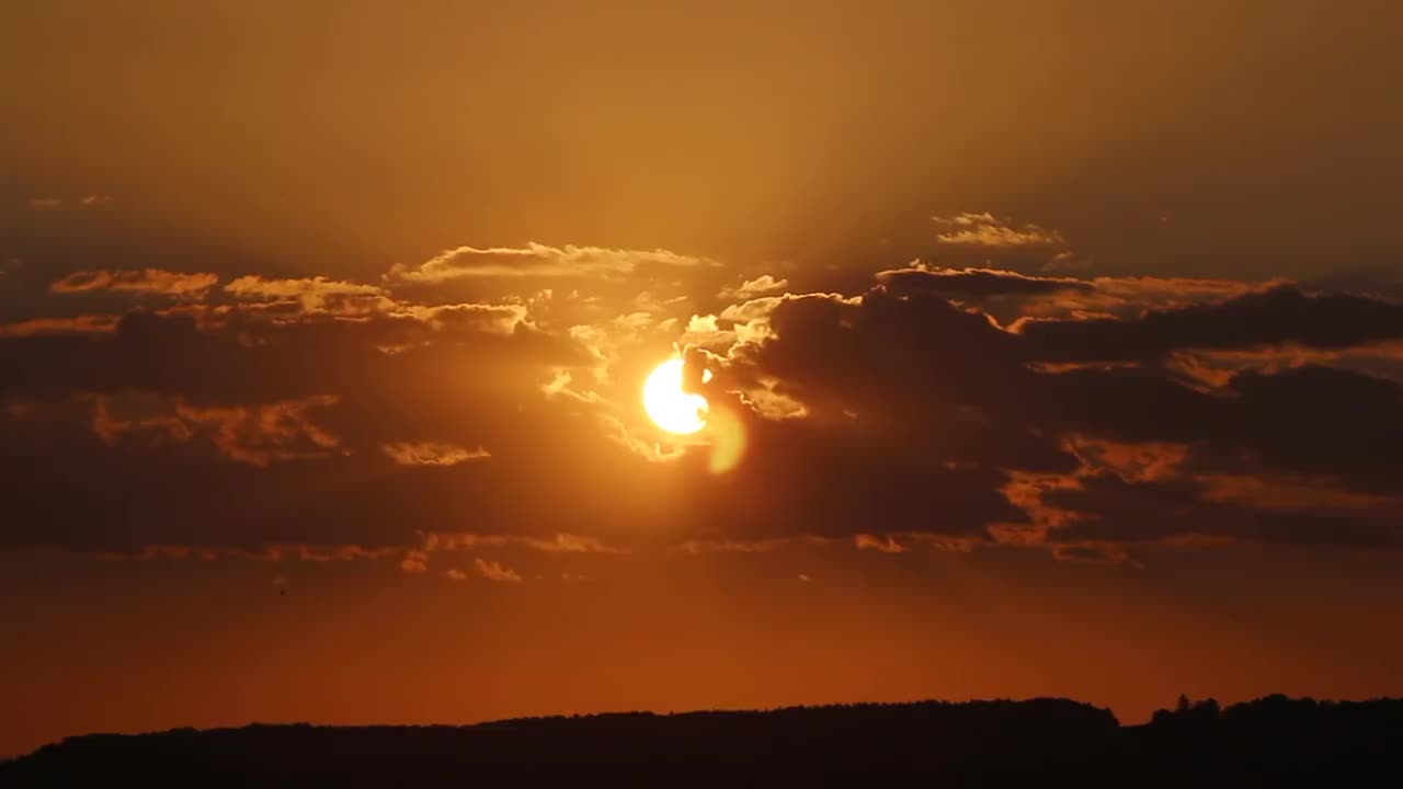 Cloudy Sky During Sunset