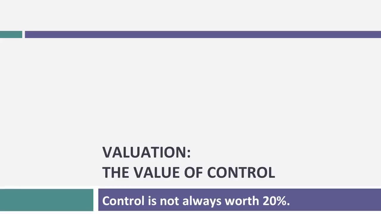 [P34]Session 34_ The Value of Control