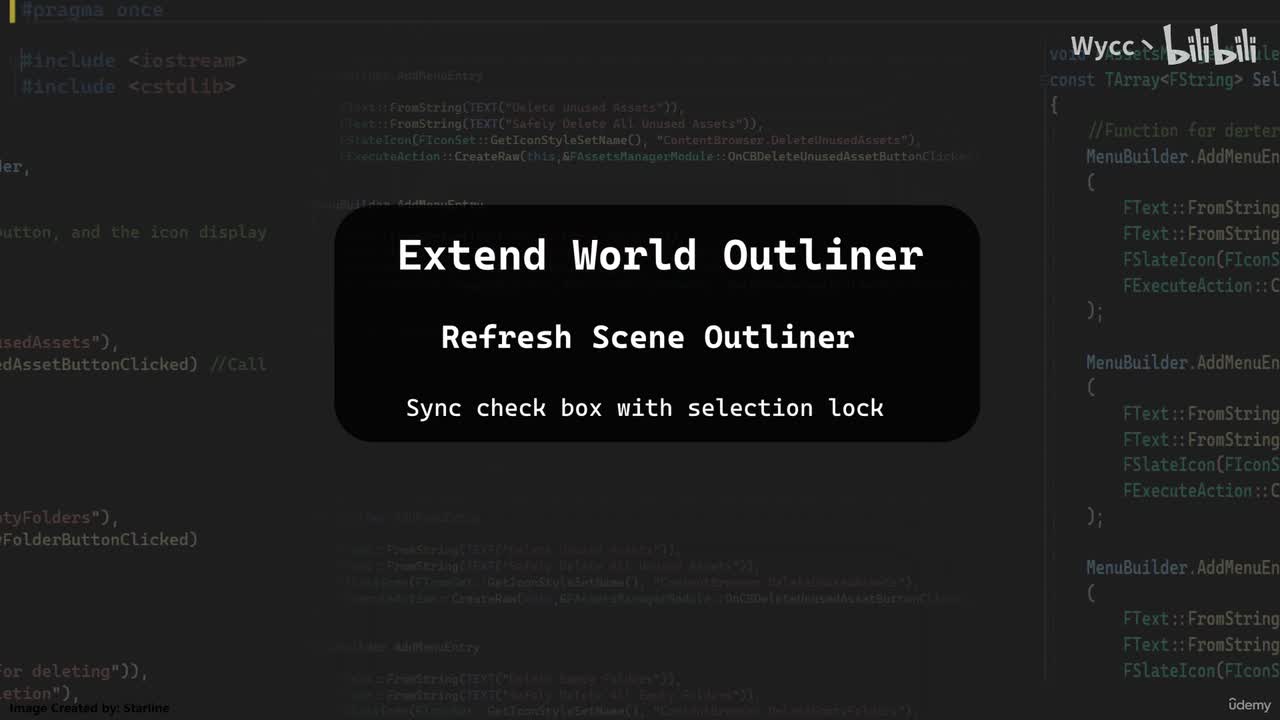 6. Refresh Scene Outliner_压制cn