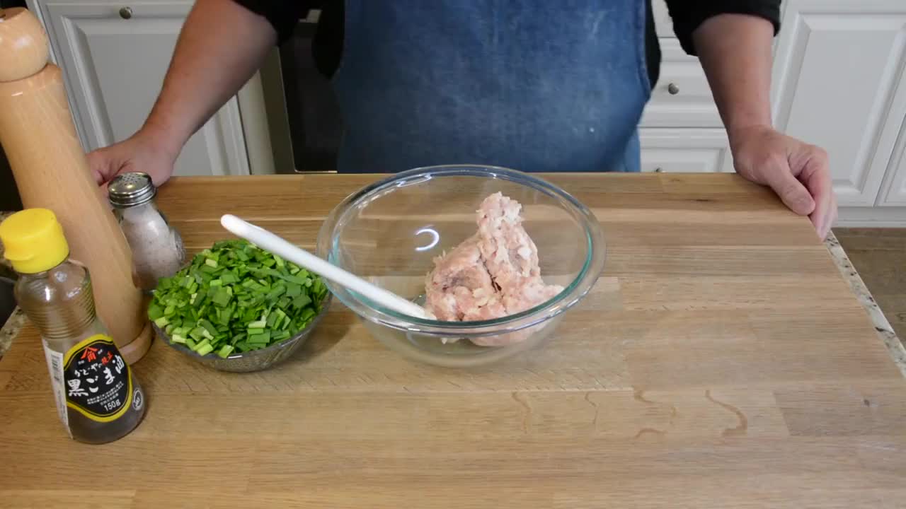 韭菜鮮蝦豬肉餃